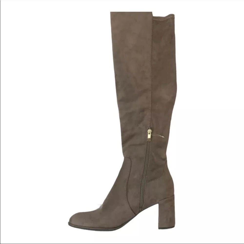 Liz Claiborne Womens Leyla Over the Knee Boots Block Heel Zip 8M and 9.5M